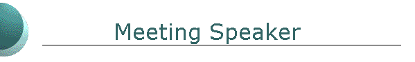 Meeting Speaker